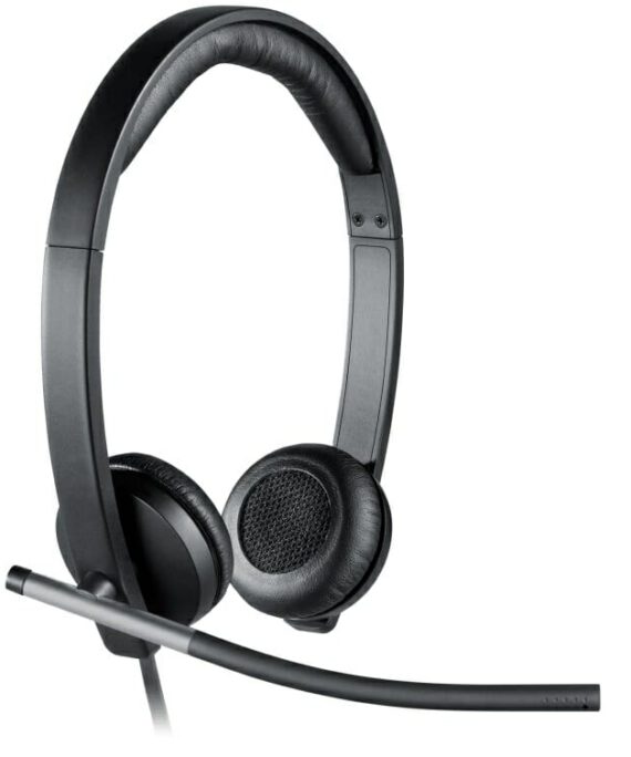 Logitech H650E Audífonos con micrófono. Set de 5 unidades